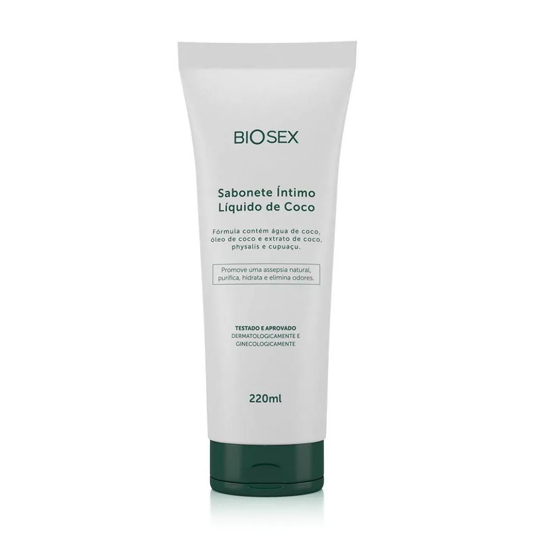 Sabonete Líquido Intimo com Óleo de Coco Biosex 220ml