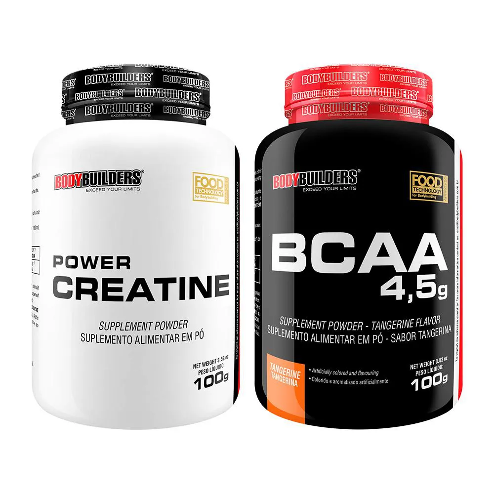 Kit Bcaa 4,5 100g + Power Creatina 100g – Bodybuilders