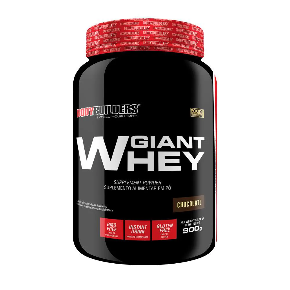 Giant Whey 900g - Bodybuilders Sabor: Chocolate