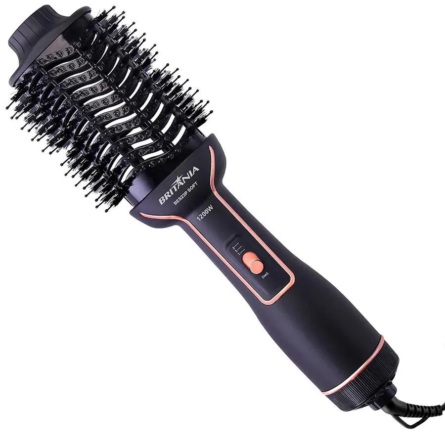 Escova Secadora Britânia 1200w 3 em 1 Secagem Rápida 110v