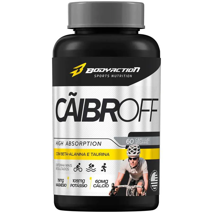 Cãibroff Anti Caimbras Potássio Magnésio B-alanina C/ 60 cápsula