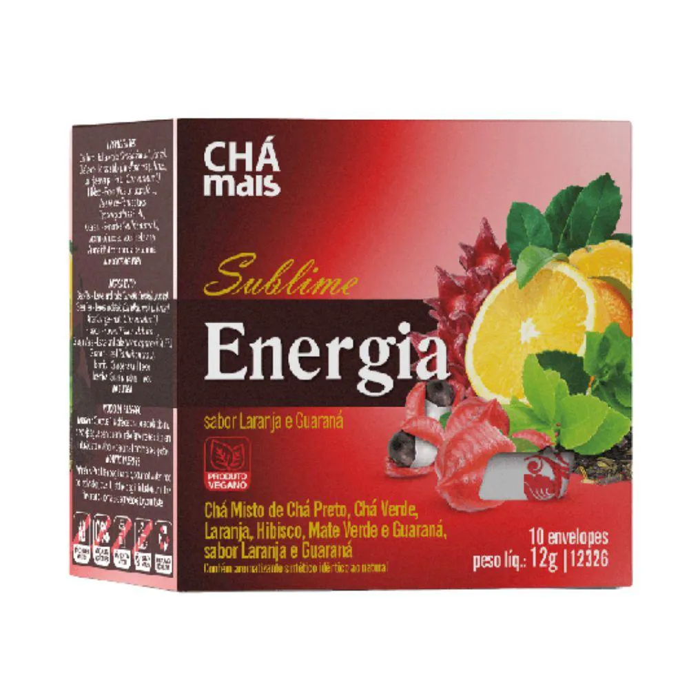 Chá Misto Sublime Energia 10 Sachês - Chá Mais