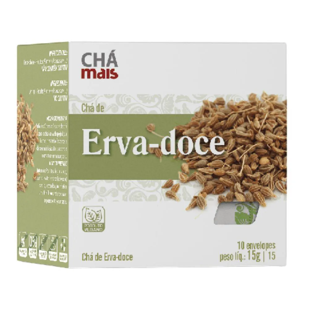 Chá de Erva-doce 10 Sachês - Chá Mais