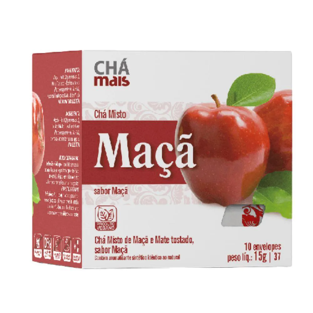 Chá Misto de Maça 10 Sachês - Chá Mais