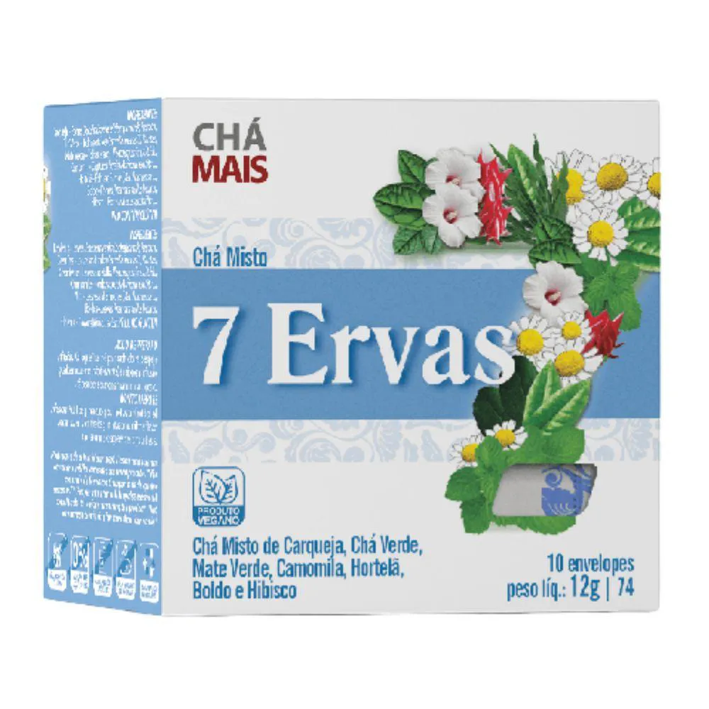 Chá Misto 7 Ervas 10 Sachês - Chá Mais
