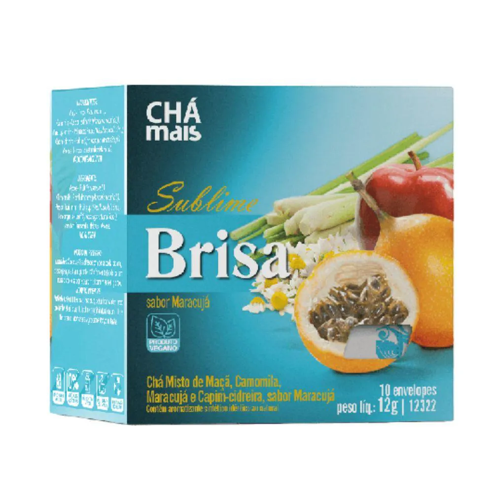 Chá Misto Sublime Brisa 10 Sachês - Chá Mais