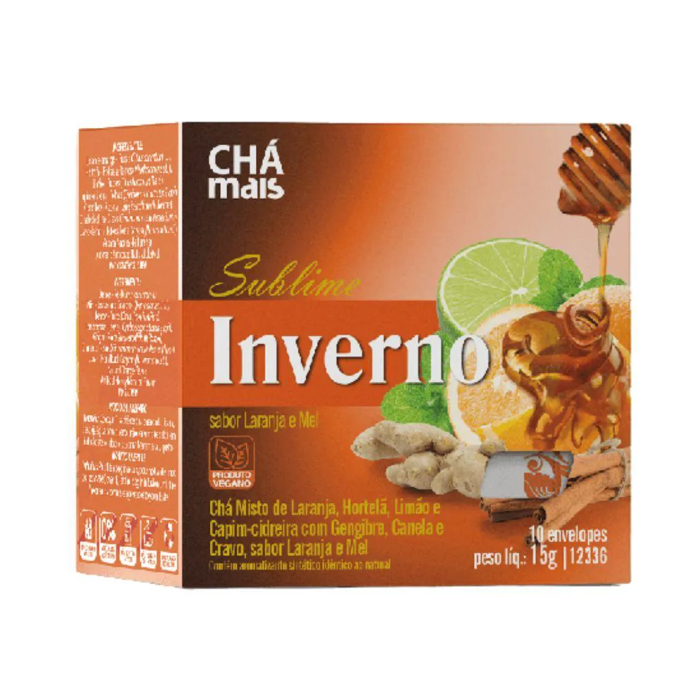 Chá Sublime Inverno 10 Sachês - Chá Mais