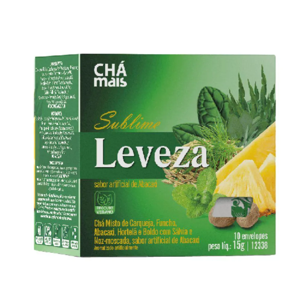 Chá Misto Sublime Leveza 10 Sachês - Chá Mais