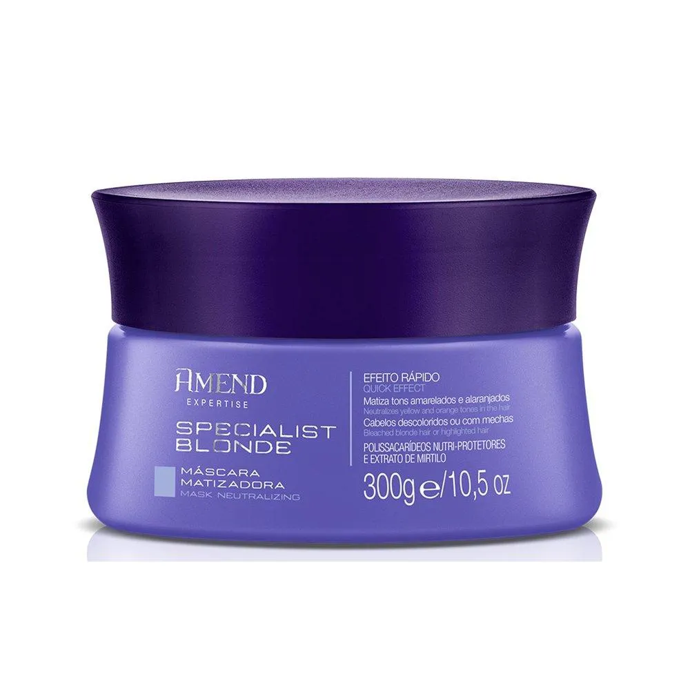 Máscara Amend Speciali Blond Matizador - 300G
