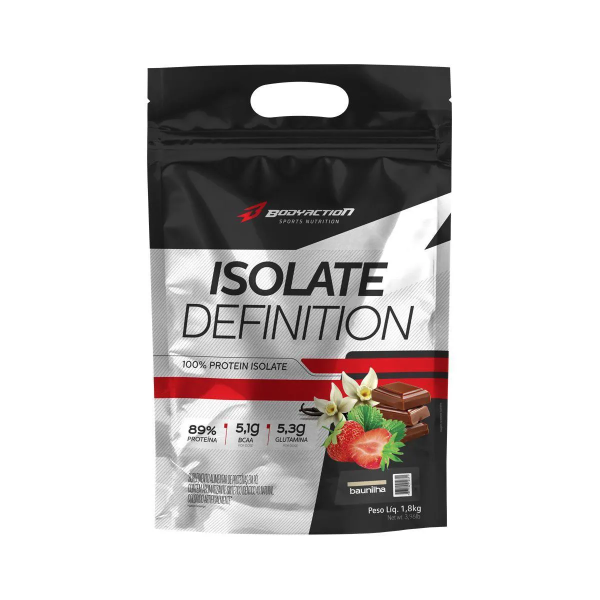 Whey Isolate Definition - 1800G Refil Baunilha - Bodyaction