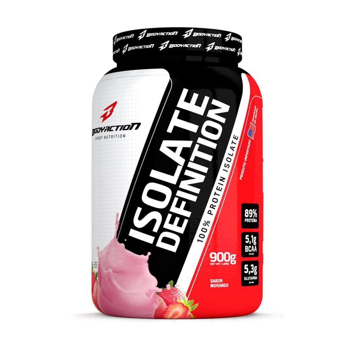 Whey Isolate Definition - 900G Morango - Bodyaction