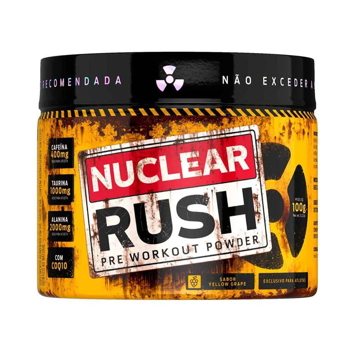 Pré-Treino Body Action Nuclear Rush Yellow Grape 100g