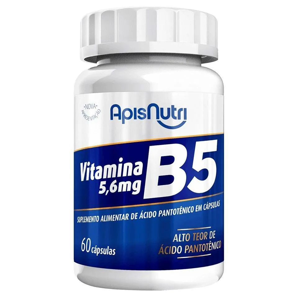Vitamina B5 - 5,6mg (60 Cápsulas) - Padrão: Único