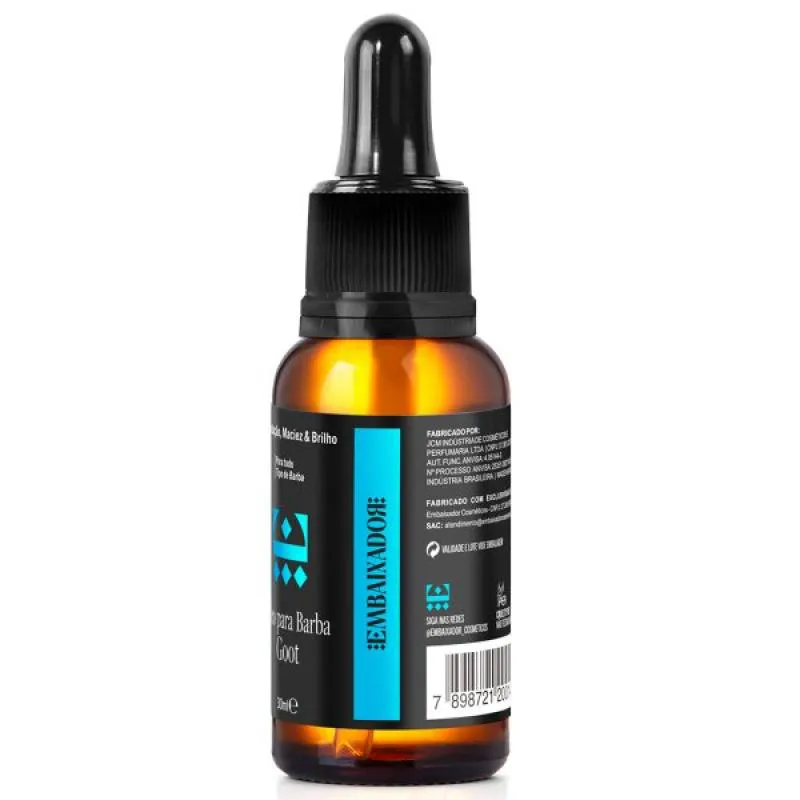Kit Barba Goot - Óleo + Balm + Shampoo Barba Embaixador 200ml