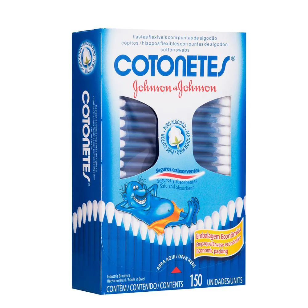30  Caixas de Hastes Flexíveis Cotones com 150 Unidadades Cada