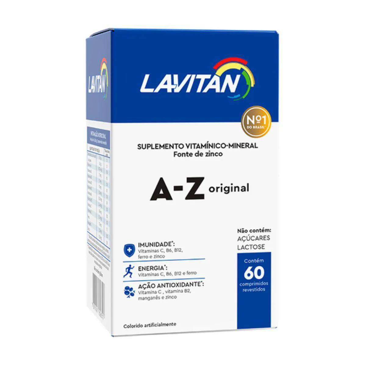 Vitamina a - Z Original com 60 Cpr - Lavitan