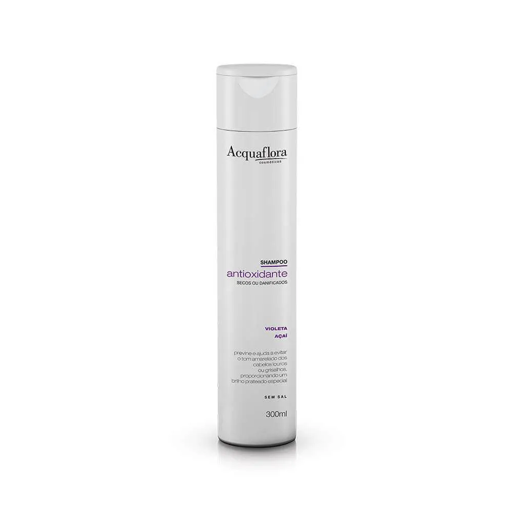 Shampoo Acquaflora Antioxidante Secos Ou Danificados 300ml