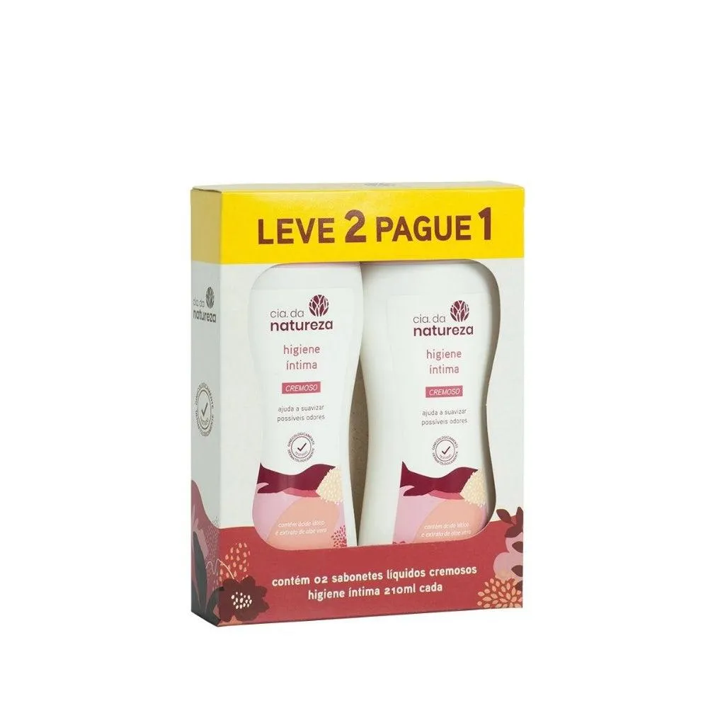 Sabonete Íntimo Cia da Natureza Lv2 Pg1 210ml