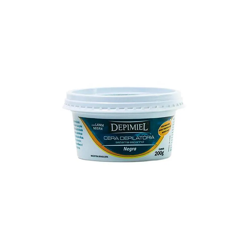 Cera Depilatória Depimiel Lama Negra 200g