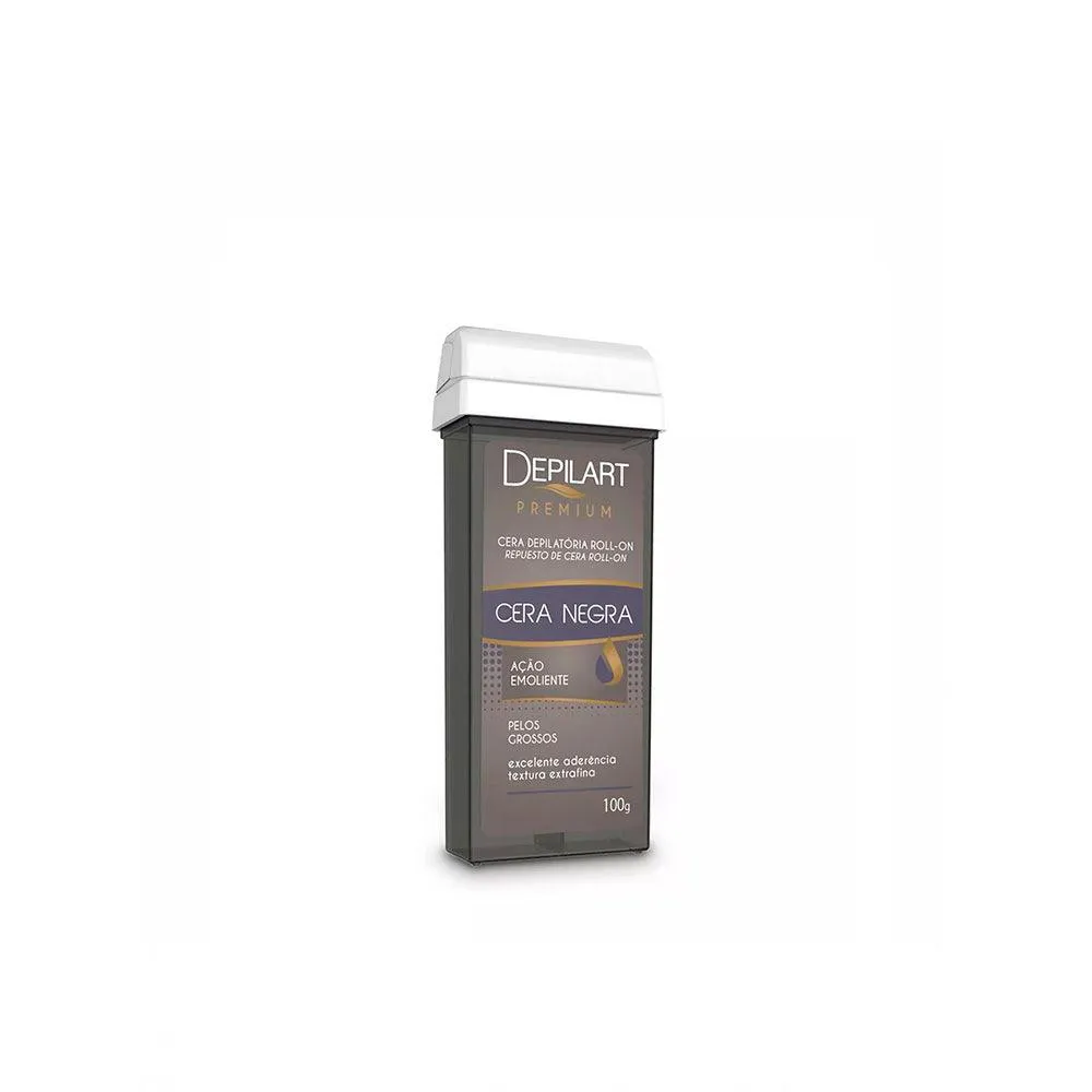 Cera Depilatória Roll On Depilart Premium Negra Refil 100g