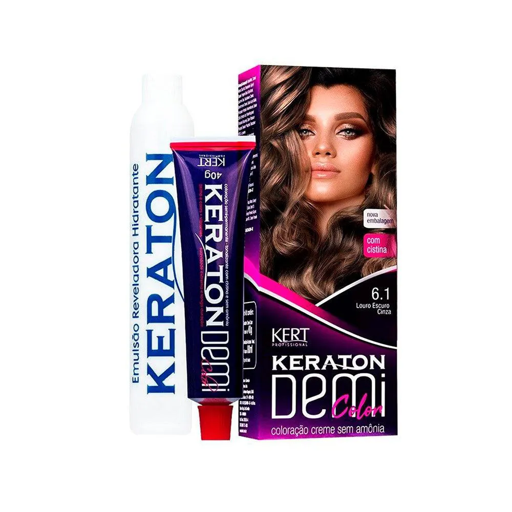 Tonalizante Demi Color 6.1 Louro Escuro Cinza