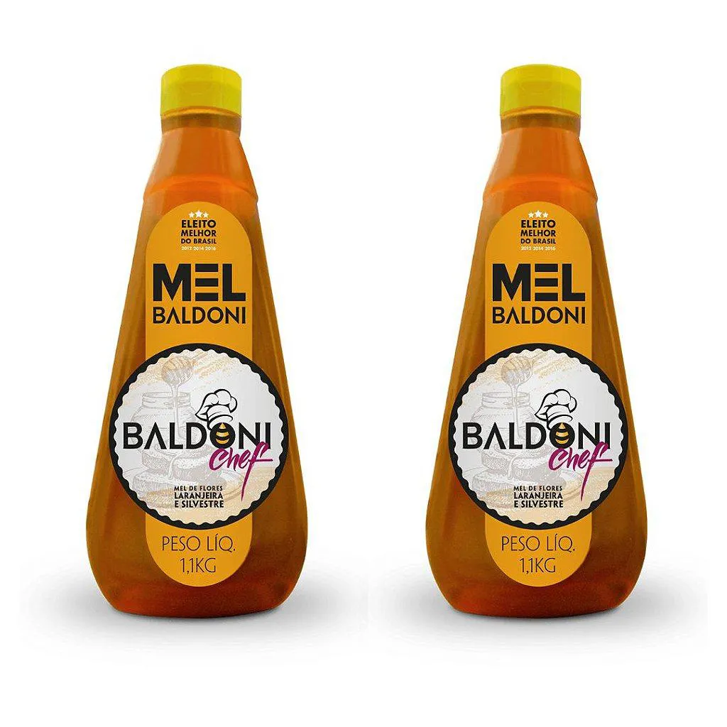 Kit 2uni Mel Bisnaga Chef 1100gr - Baldoni