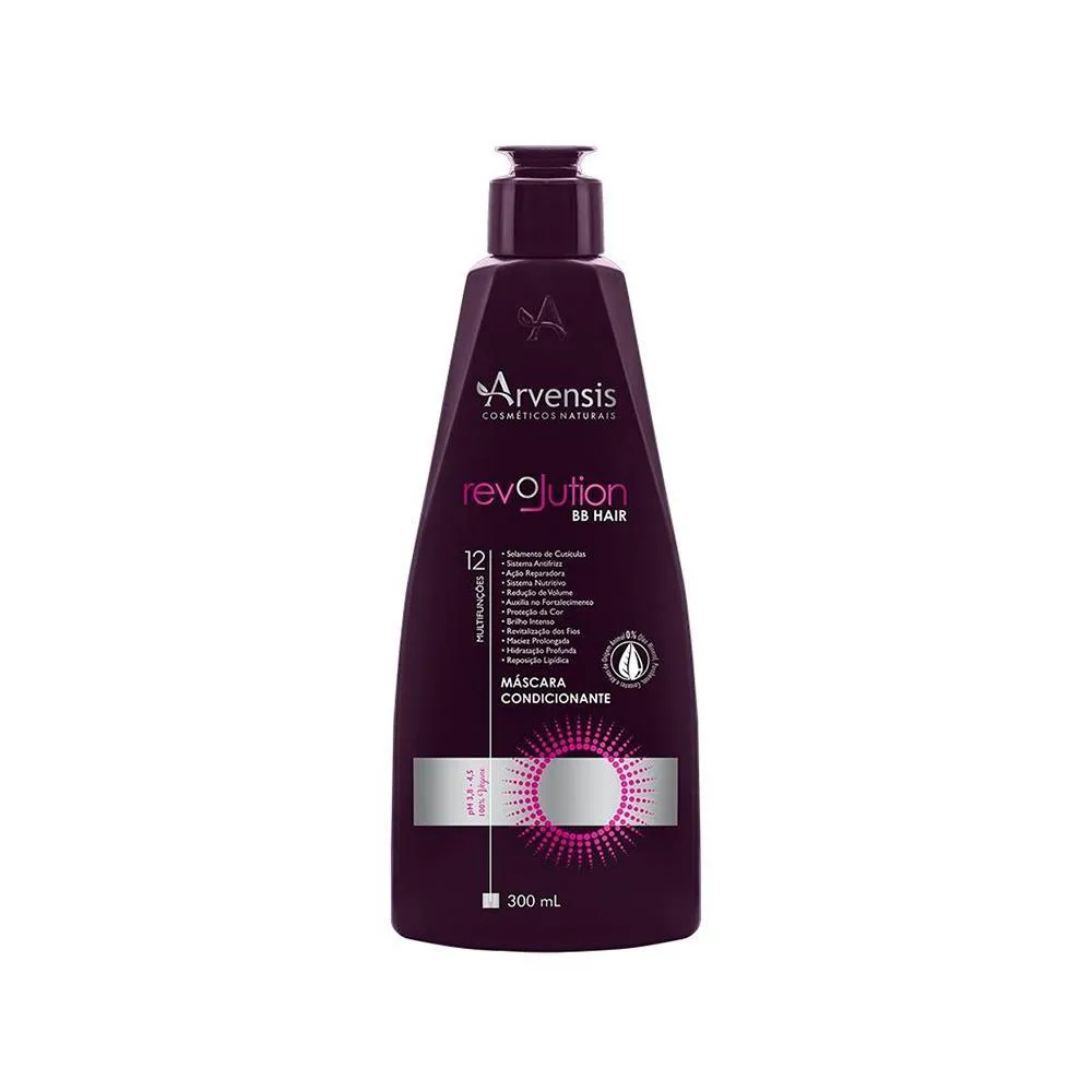 Máscara Condicionante Arvensis Revolution BB Hair – 300G