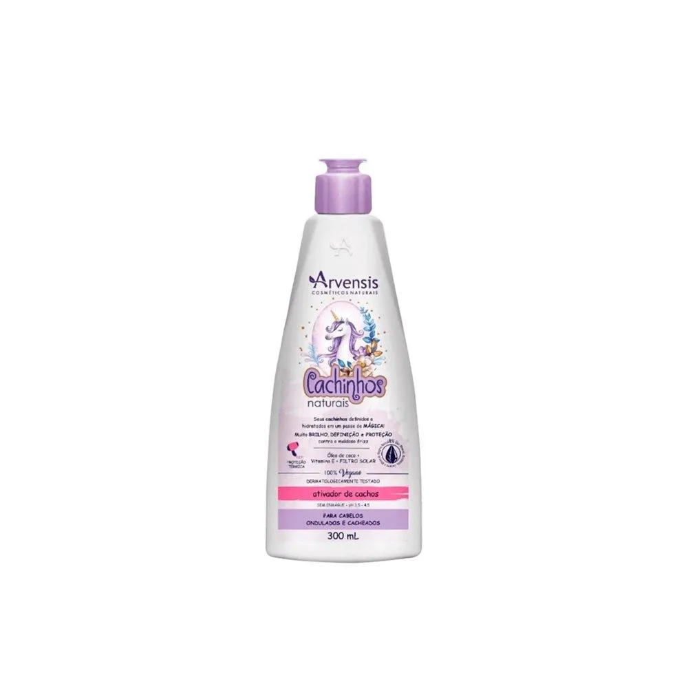 Ativador de Cachos Arvensis Cachinhos Naturais Cabelos Ondulados e Cacheados - 300ML