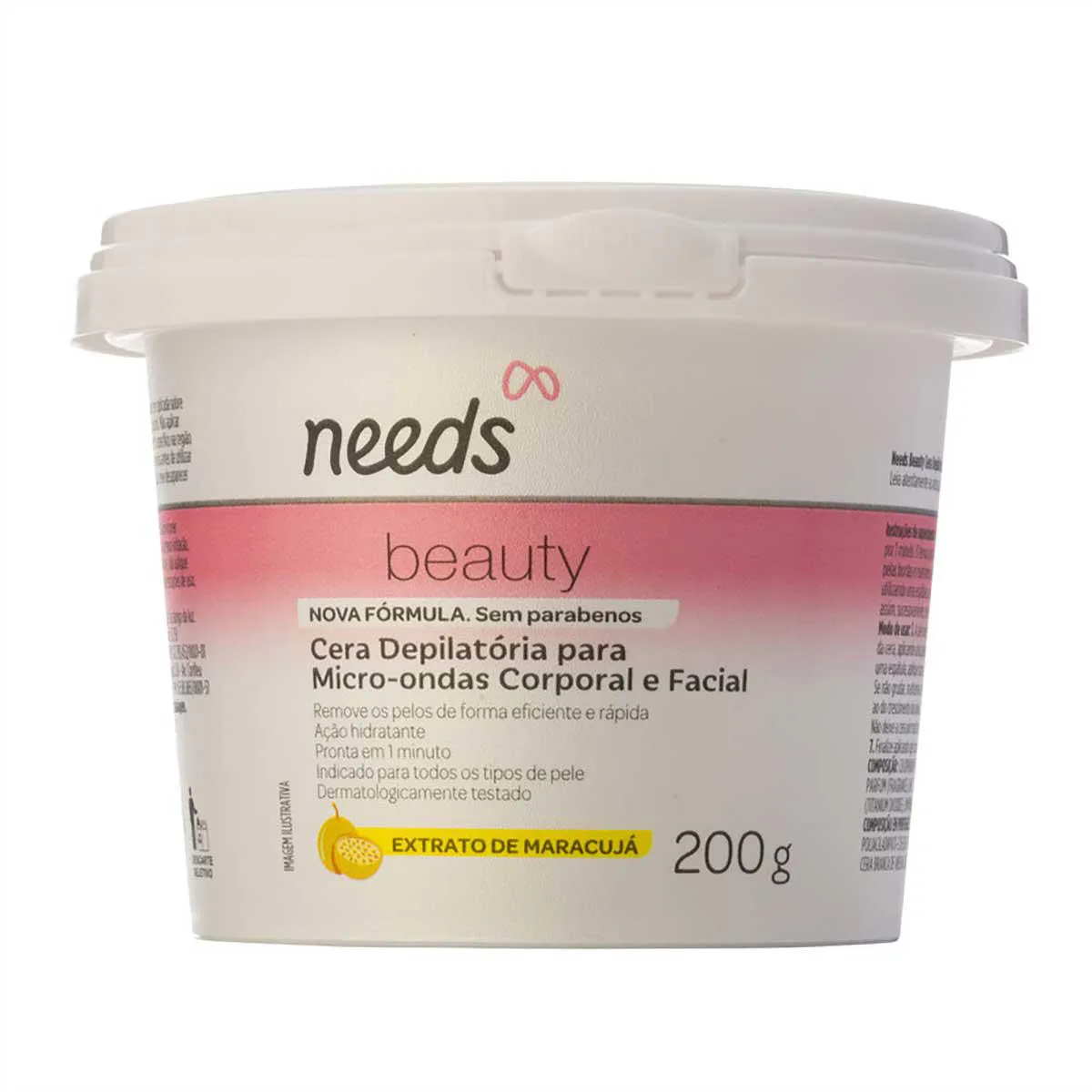 Cera Cremosa Corporal Depilsam de Micro-ondas Argan 200g