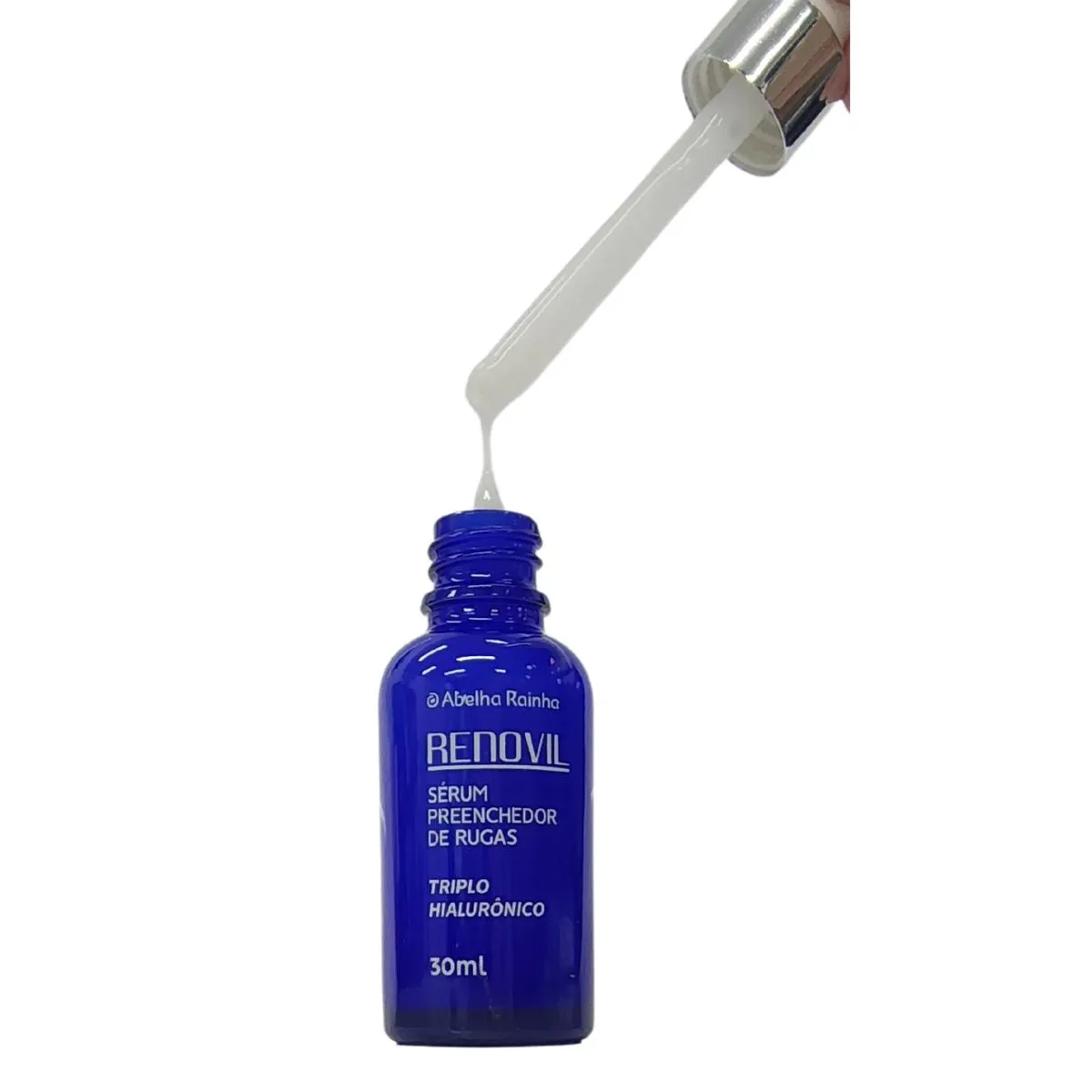 Sérum Preenchedor de Rugas Triplo Hialurônico Renovil Abelha Rainha 30ml