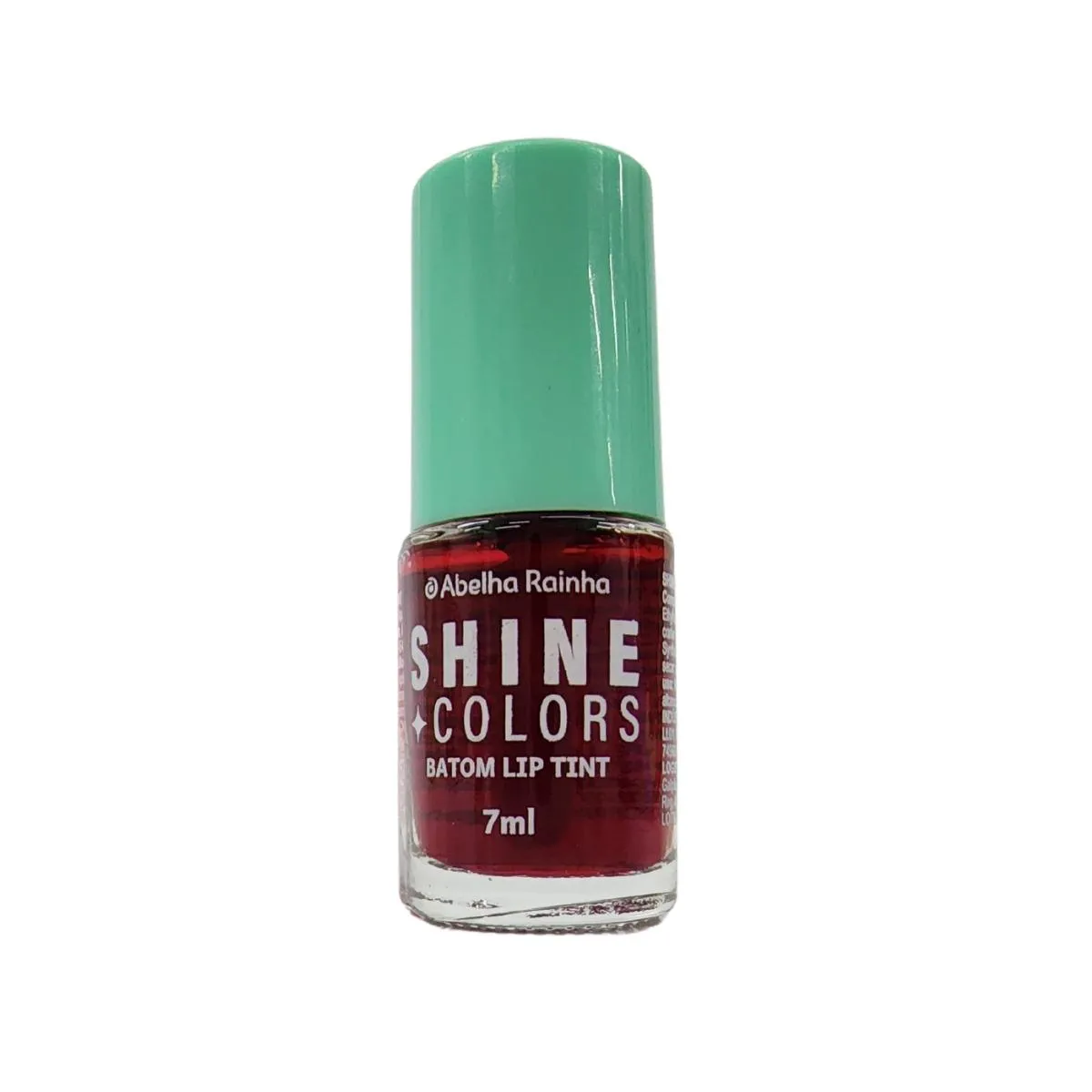Batom Lip Tint Vermelho da Vez Shine Colors Abelha Rainha 7ml