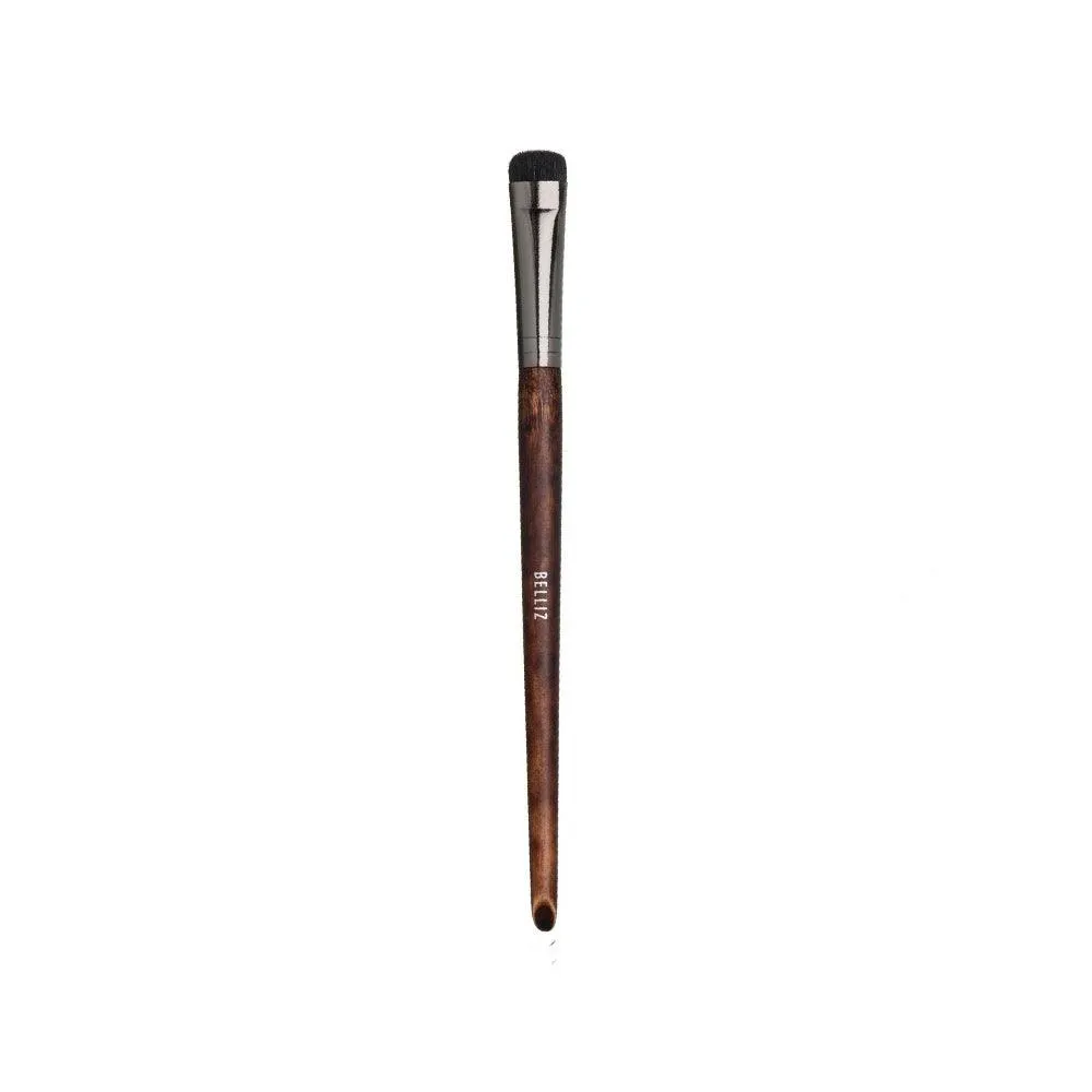 Pincel de Maquiagem Belliz Wood Sombra Curto 1788