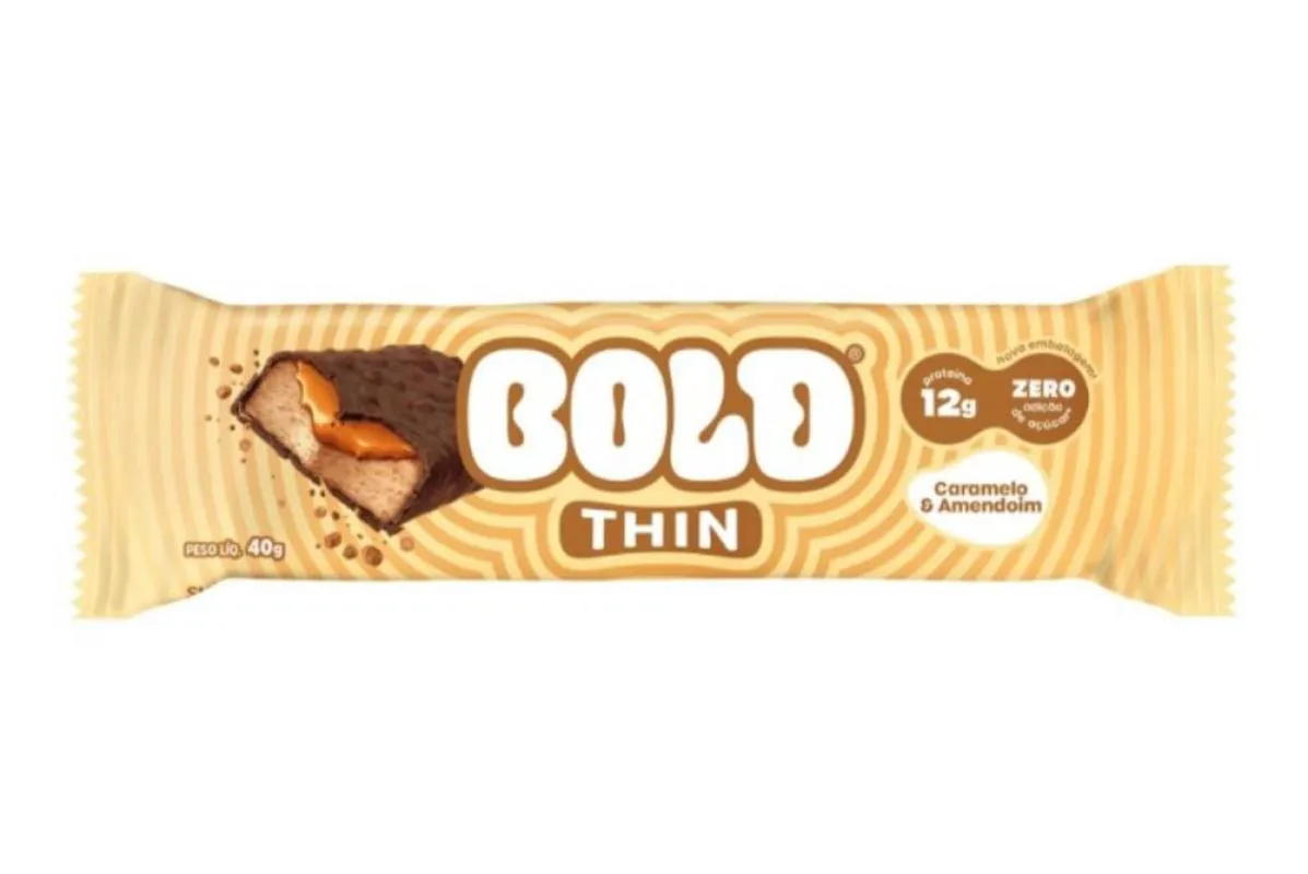 Bold Thin Caramelo Amendoim 40g
