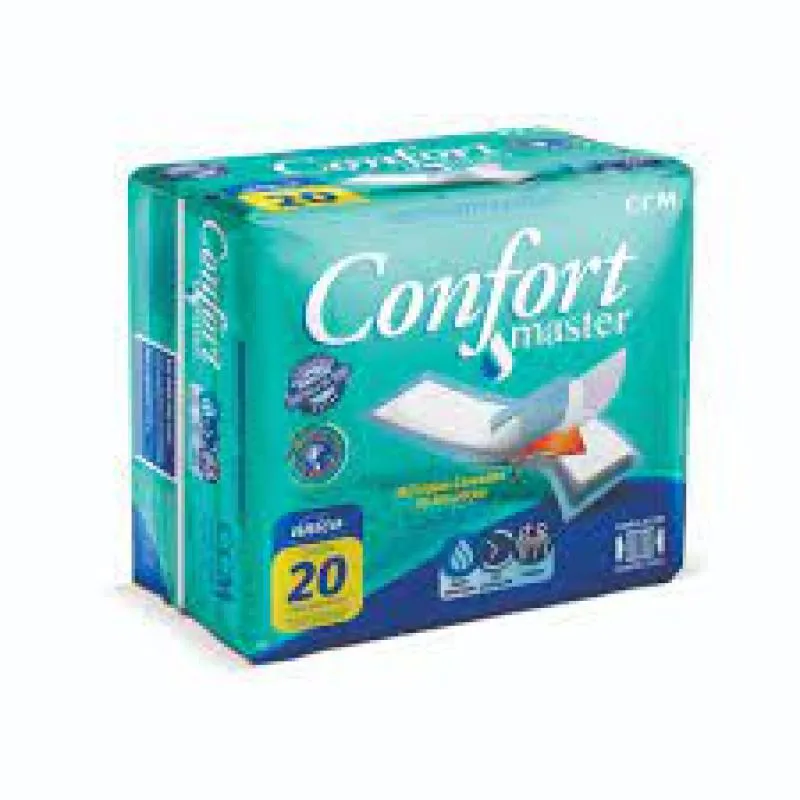Absorvente Geriátrico para Incontinência Urinária Confort Master Absorção Leve 20 unidades