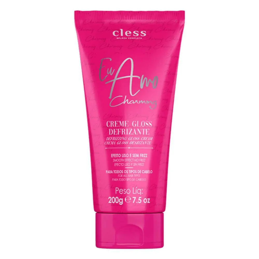 Creme Gloss Defrizante Cless Eu Amo Charming 200g