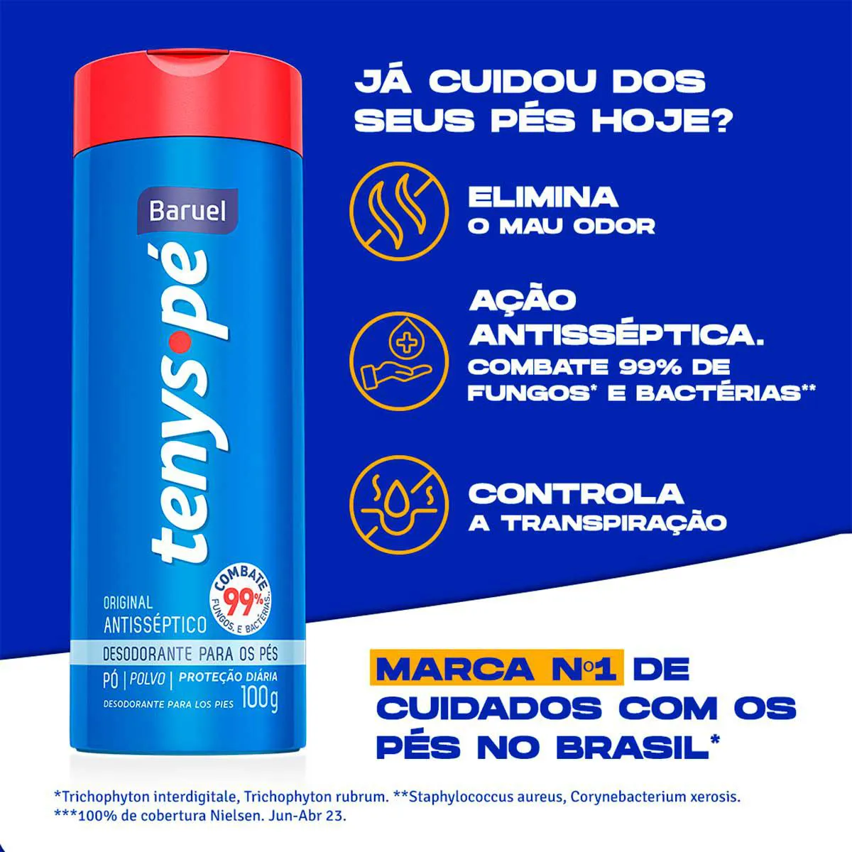 Talco para os Pés Tenys Pé Original