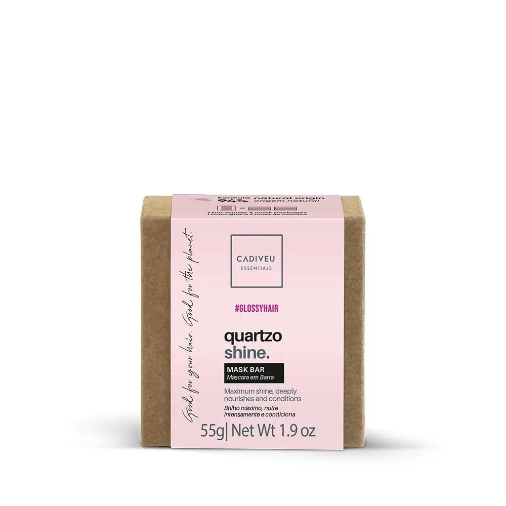 Cadiveu Essentials Quartzo Shine - Máscara de Tratamento em Barra 55g