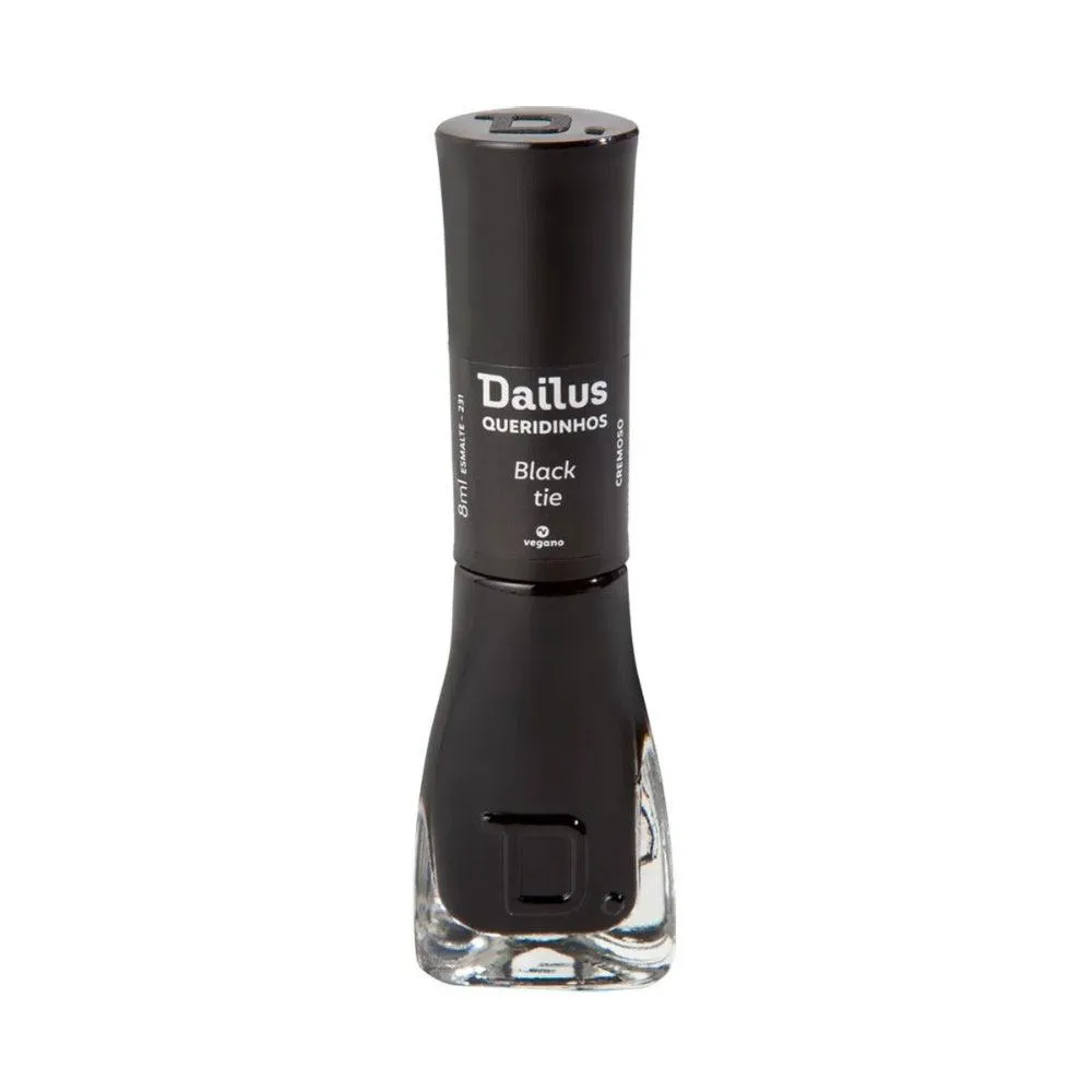 Esmalte Dailus Tons Escuros Cremoso Queridinhos Black Tie