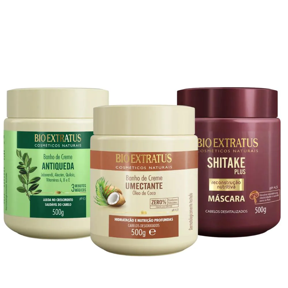 Cronograma Bio Extratus Cabelos Danificados 500g
