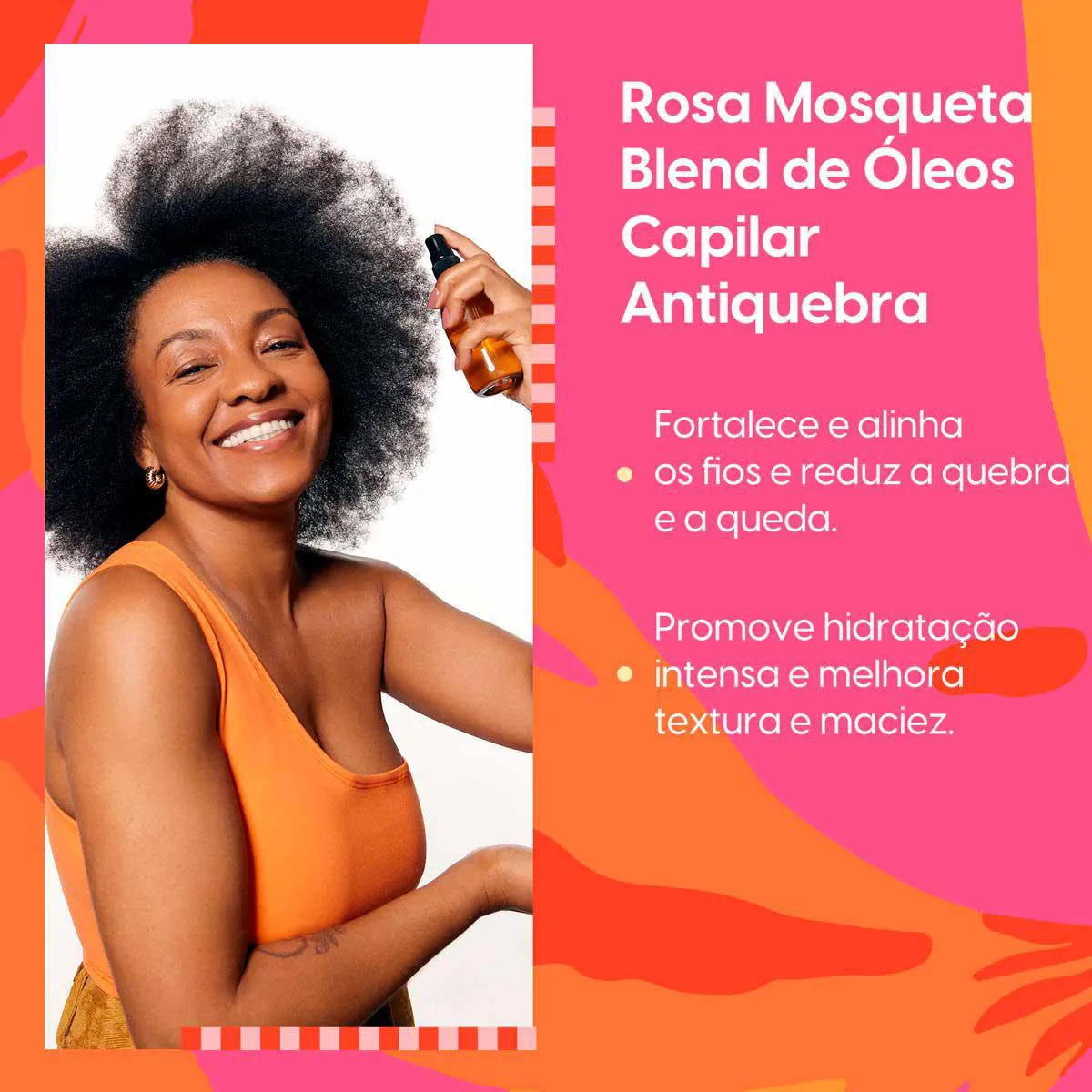Blend Capilar Rosa Mosqueta Negra Rosa 100ml