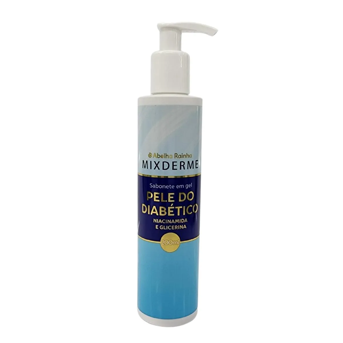 Sabonete em Gel para Pele do Diabético Corporal Mixderme Abelha Rainha 200ml