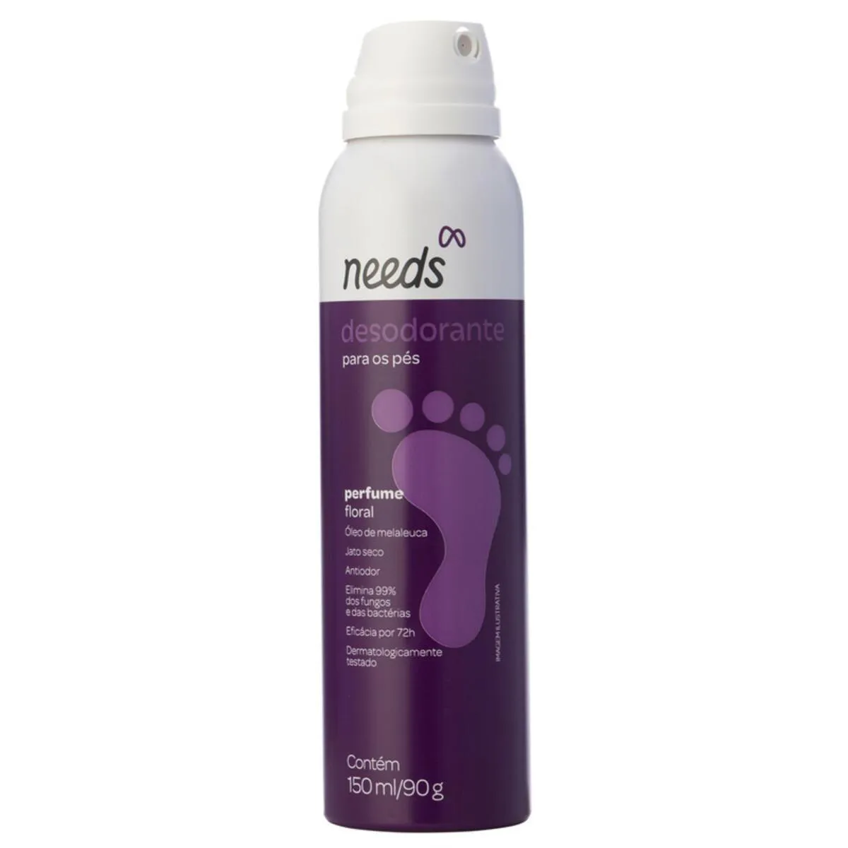 Desodorante para Pés Needs Floral Aerossol 150ml