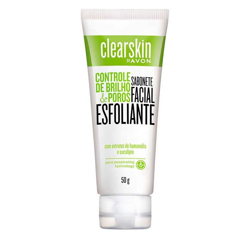 Avon Clearskin Sabonete Esfoliante Facial 50g