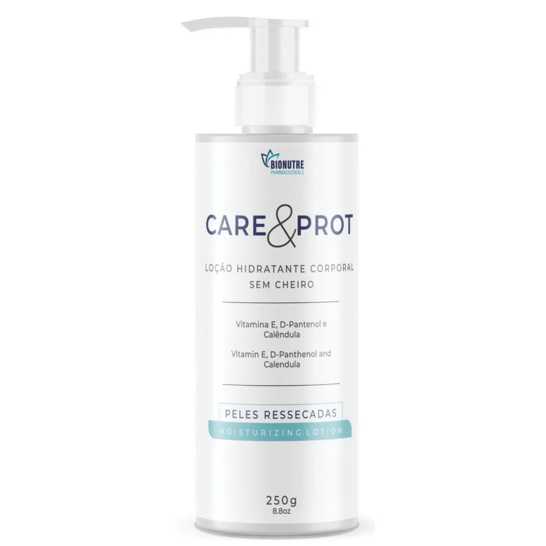 Loção Hidratante Corporal Sem Cheiro Care&prot 250g Bionutre Pharmaceuticals - Quimioterapia e Radioterapia