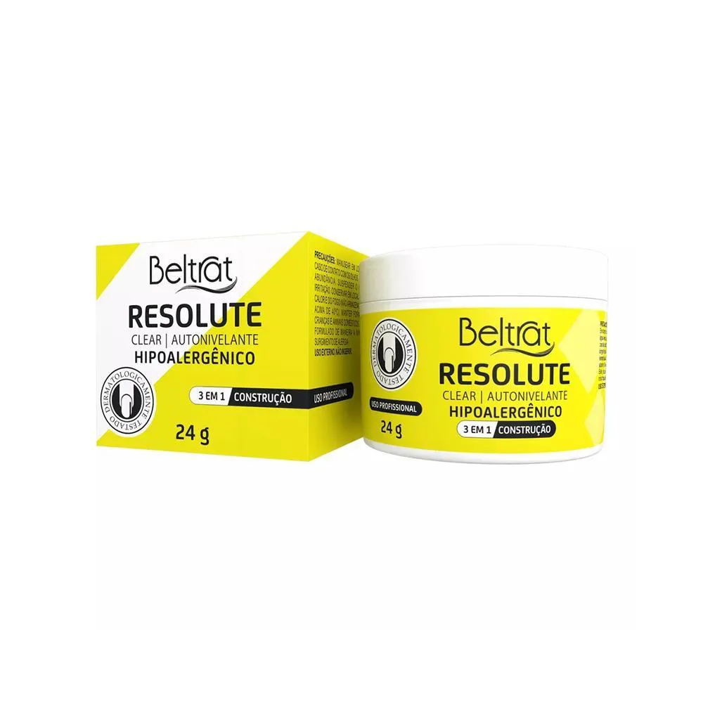 Gel Resolute Clear Beltrat LED/UV - 24G