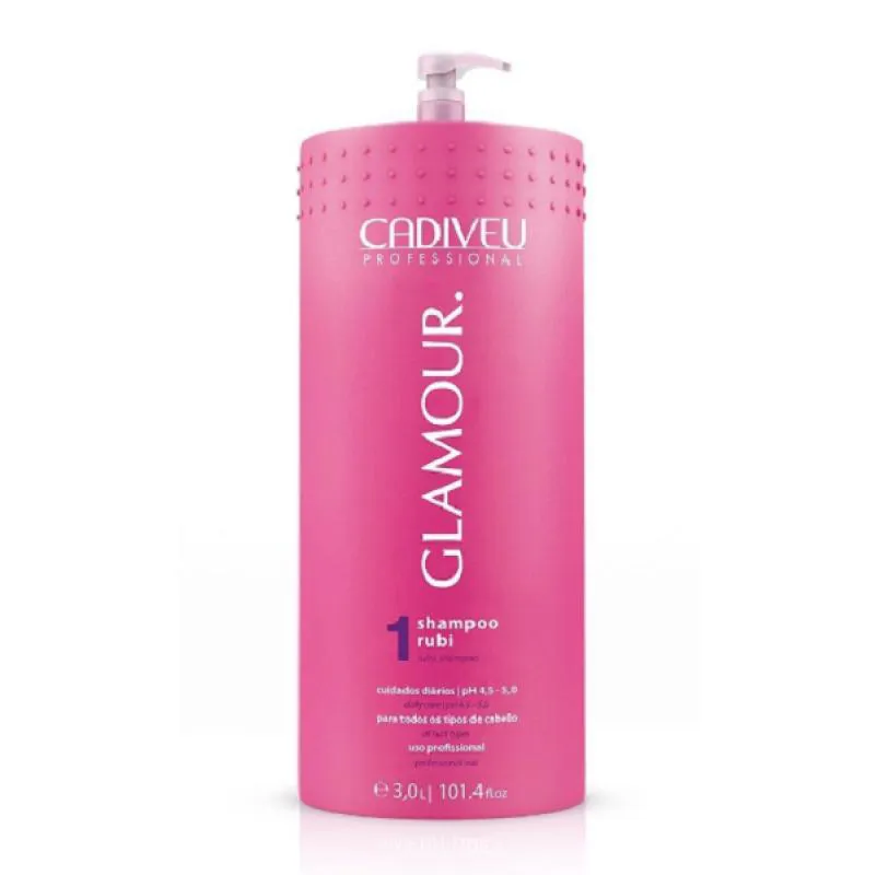 Shampoo Cadiveu Glamour Rubi Brilho 3000ml