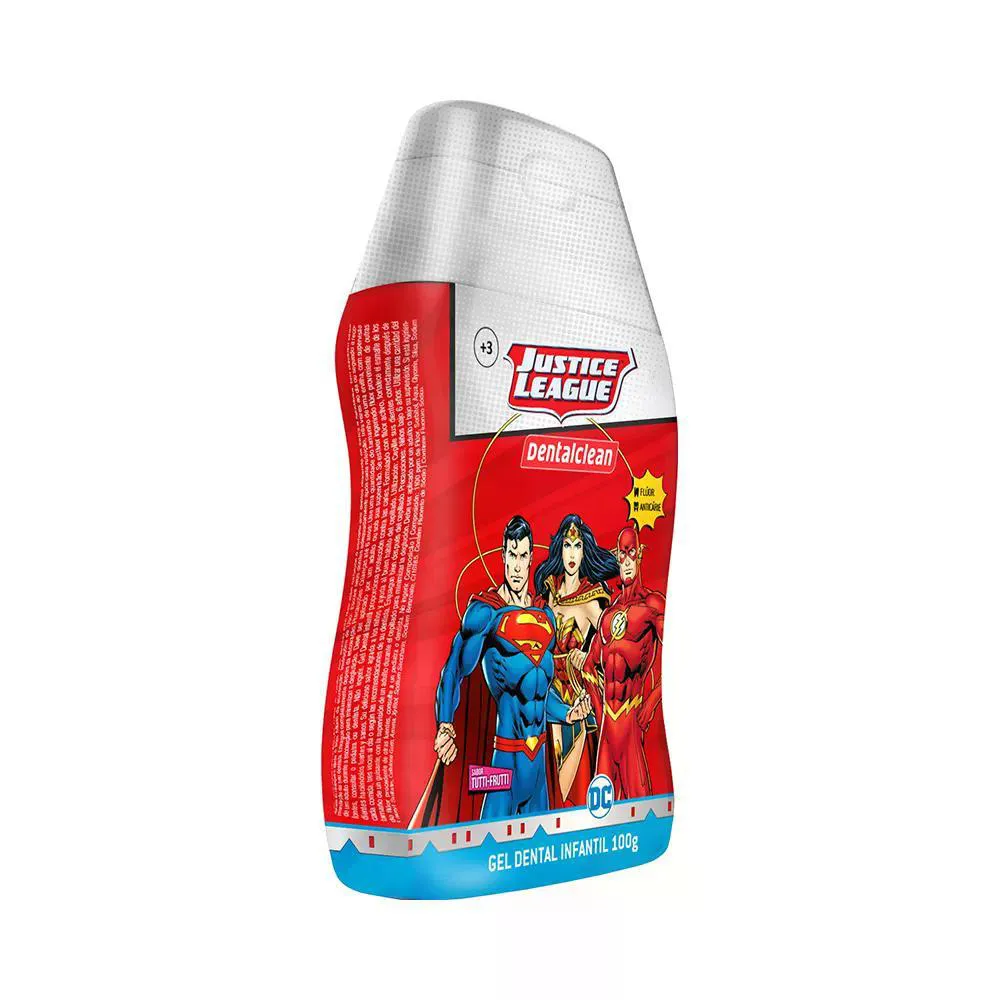 Creme Dental Justice League Dentalclean 100g 0 a 5 Anos Mix