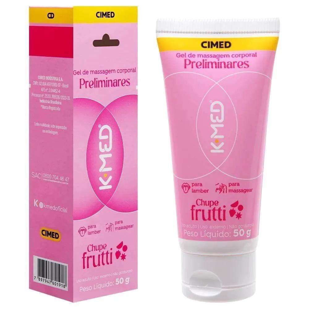 Lubrificante K-med Preliminares Chupe Frutti 50g Cimed
