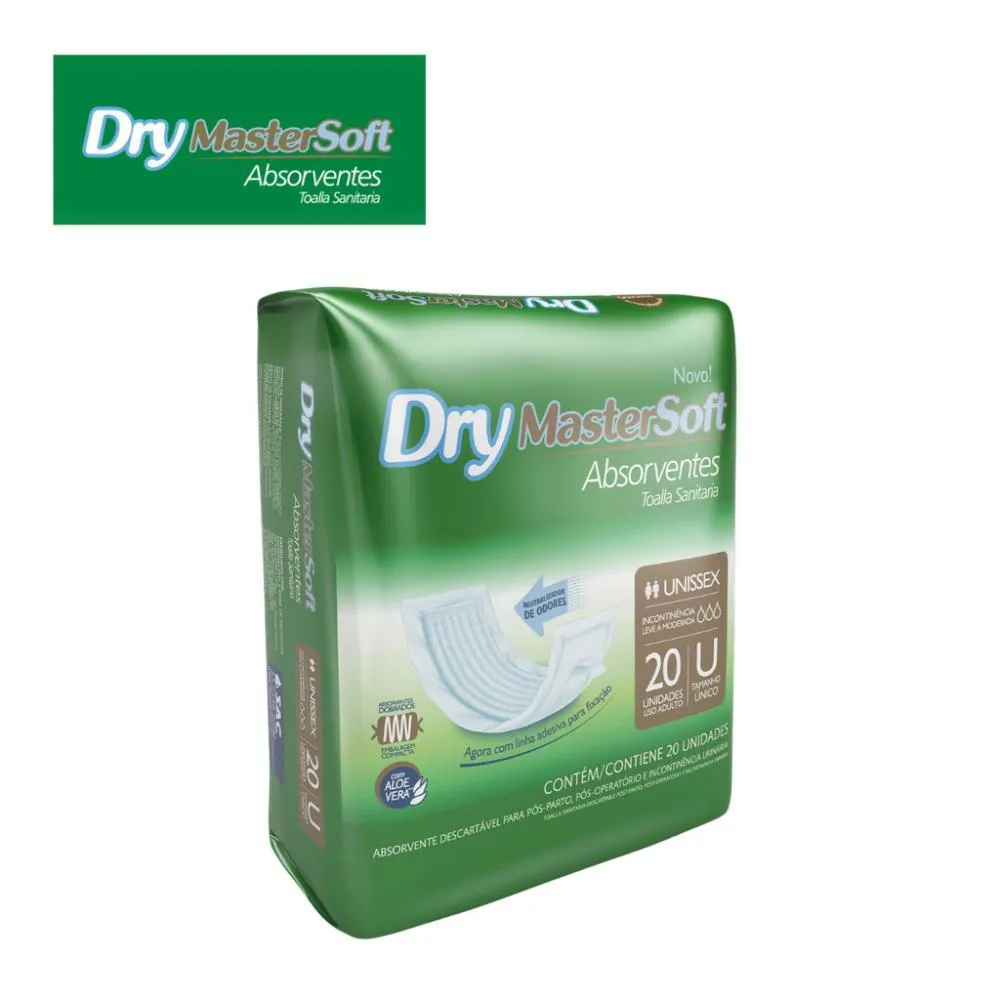 Absorvente Geriatrico Dry Master Soft Tam.unico C/ 20