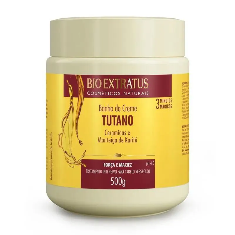 Banho de Creme Hidratação Fortalecedora Tutano 500 Ml Bio Extratus